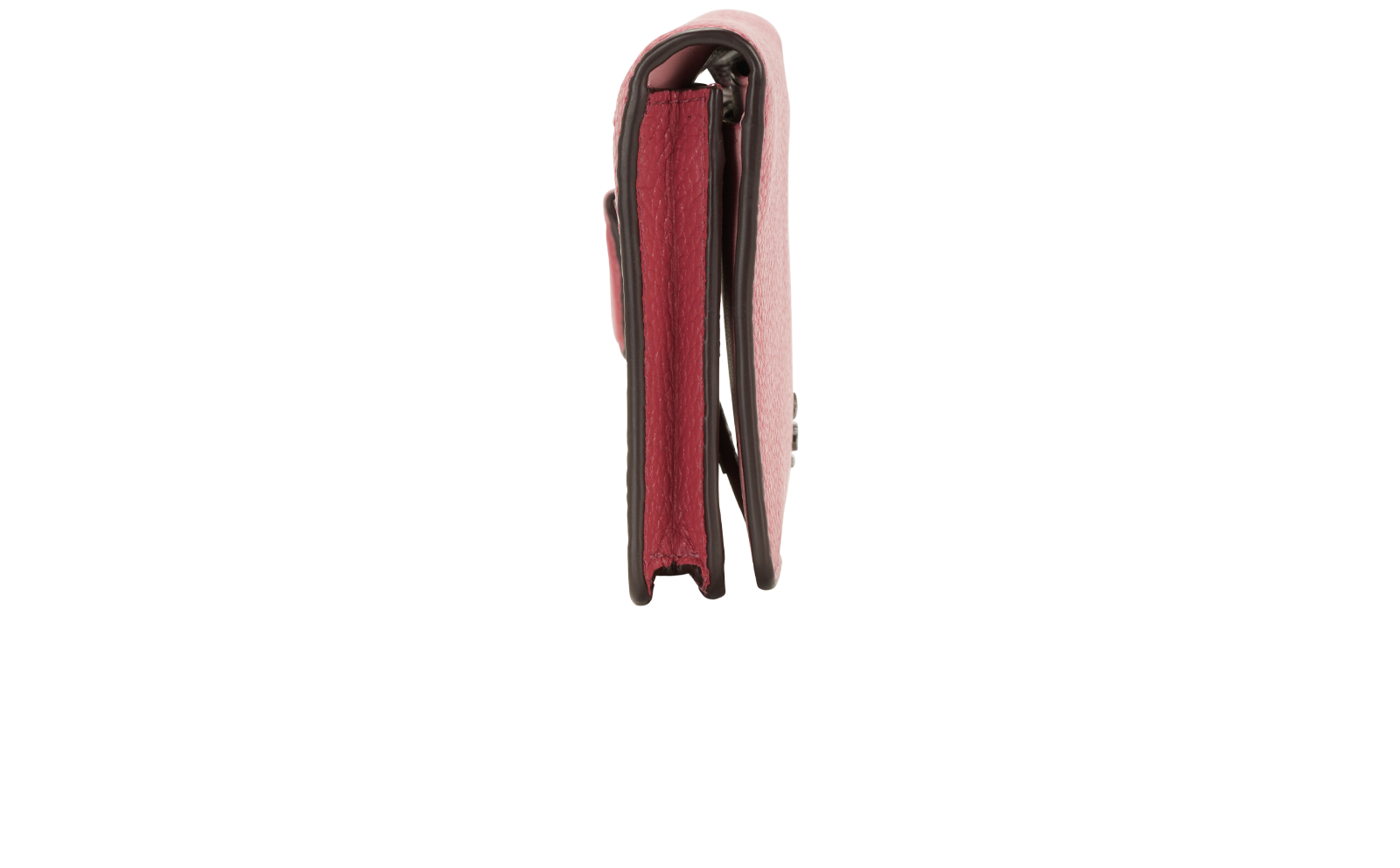 Coach Wristlet Long Wallet, &pound;90, Accessories, Pink, Leather, Side view